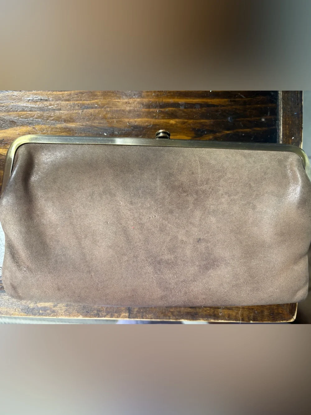 HOBO brand brown shoulder bag and wallet